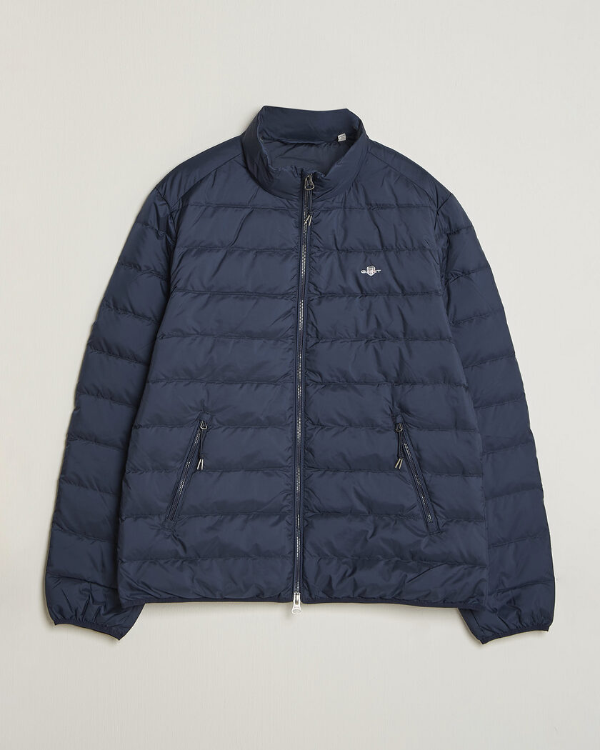 Gant Light Down Jacket Evening Blue – Blue