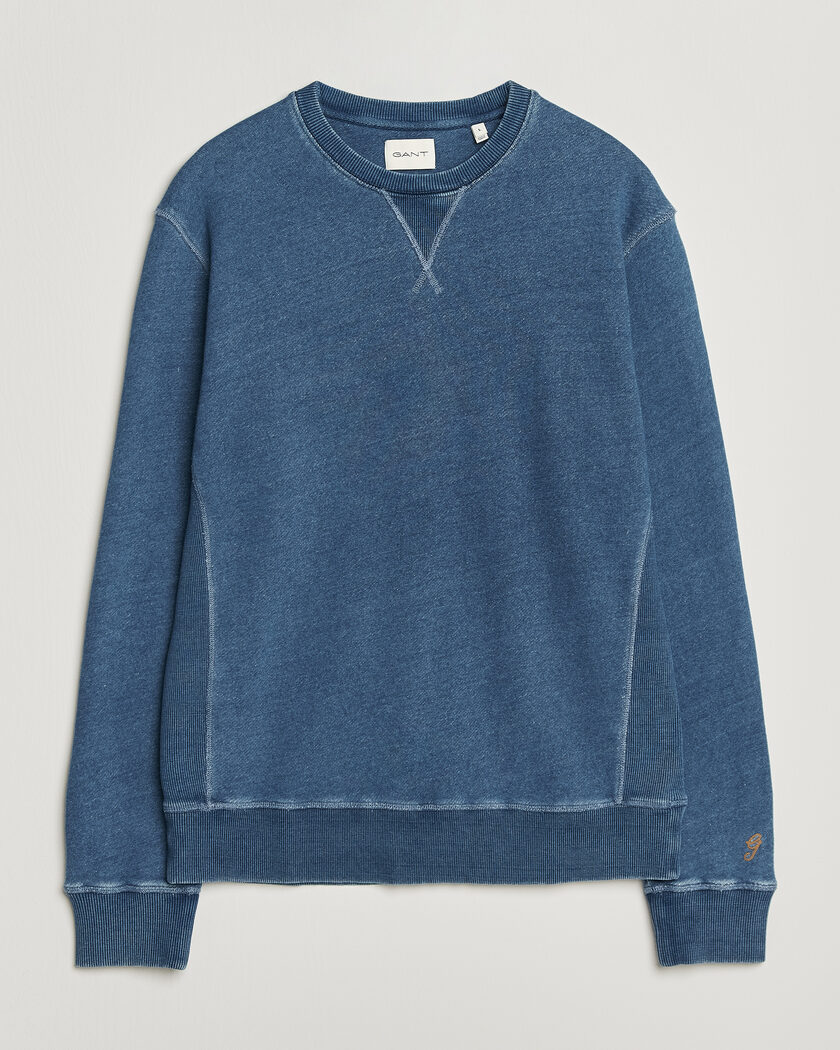 Gant Vintage Crew Neck Sweatshirt Indigo – Blue