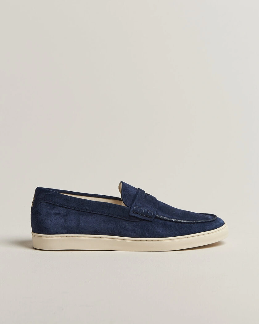 Brunello Cucinelli Penny Loafers Midnight Blue – Blue