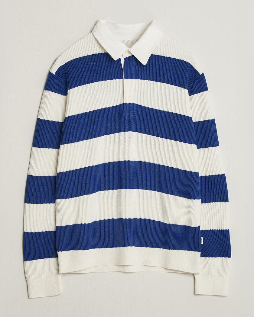 Polo Ralph Lauren Long Sleeve Rugby Sweater Dark Brown/Cream at