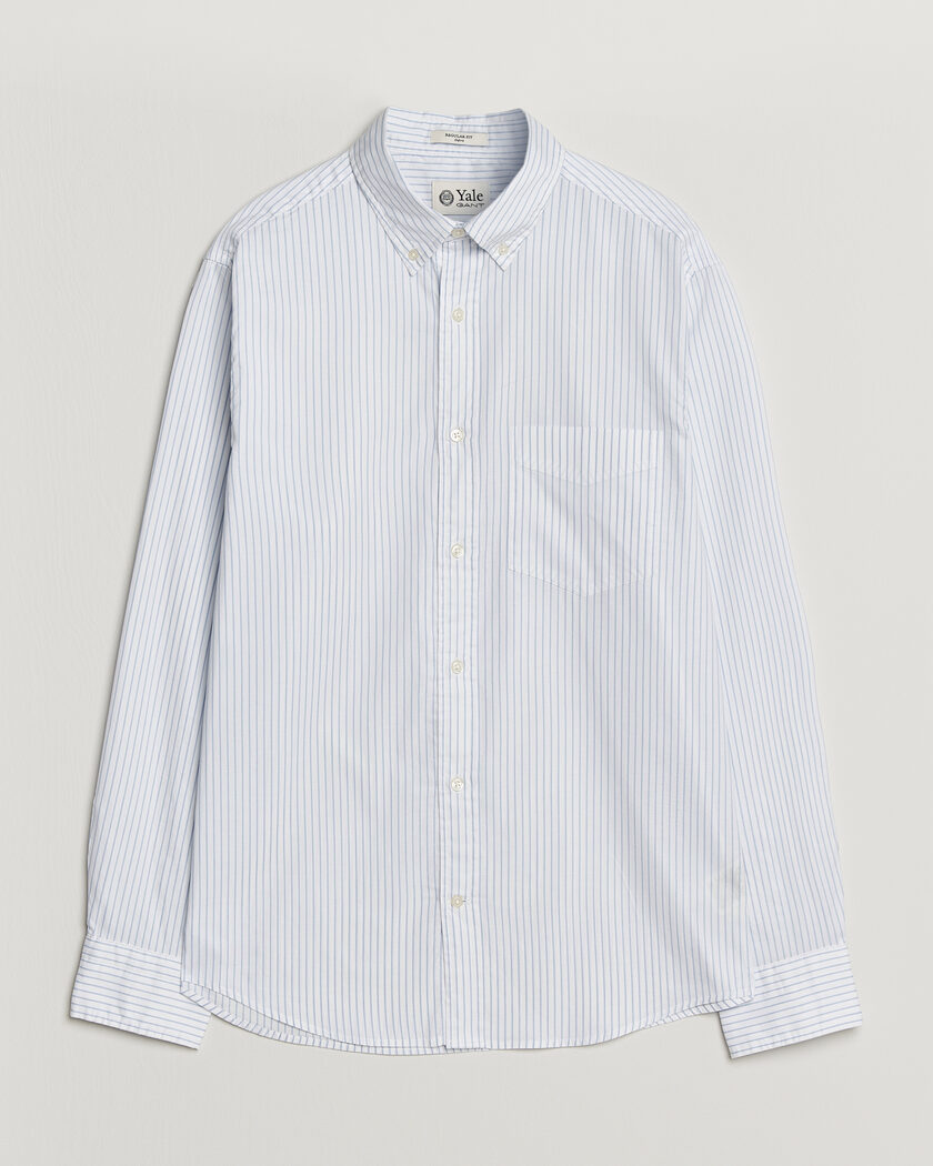 Gant YALE Regular Fit Striped Oxford Shirt Light Blue – Blue