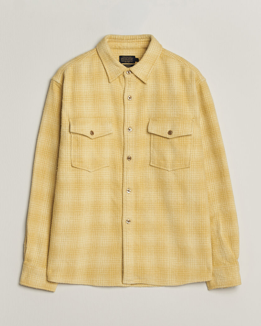Pendleton Big Pocket Shirt Cream Shadow – Yellow