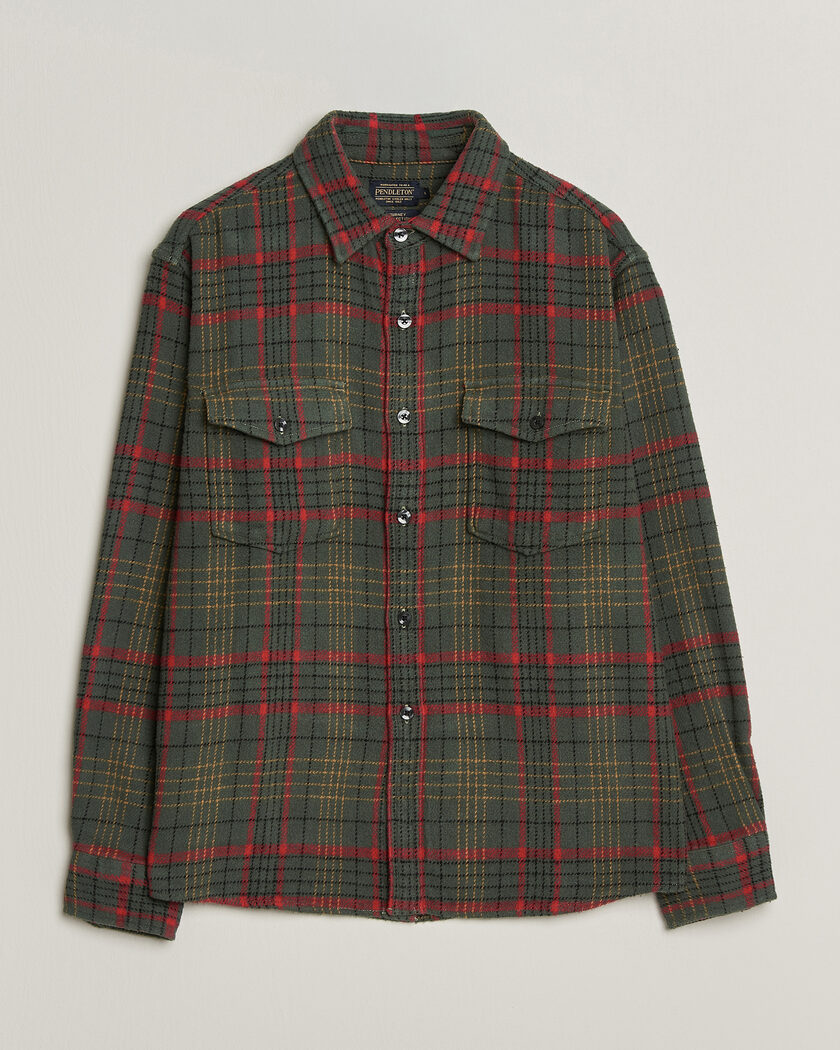 Pendleton Big Pocket Shirt Green – Multi-colour