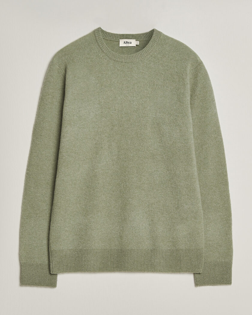 Altea Cloud Cashmere Blend Sweater Mint Green – Green