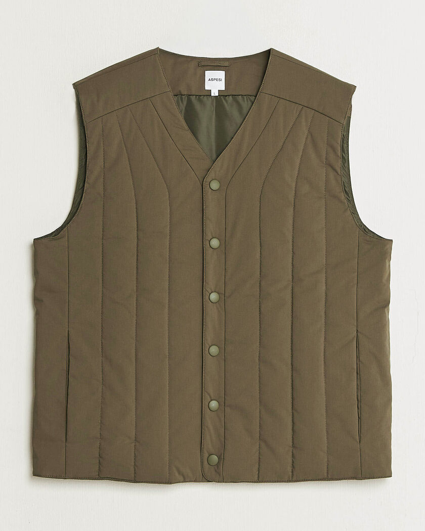 Aspesi Quilted Liner Military – Green