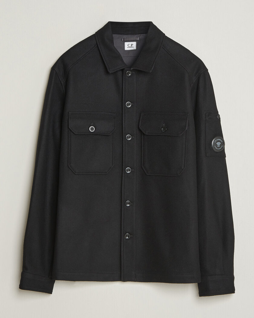Stone Island Denim Zip Shirt Jacket Blue Rinse at CareOfCarl.com