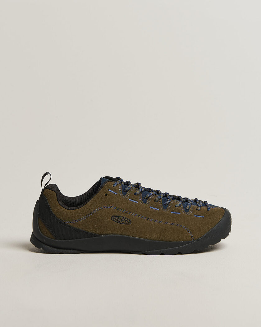 KEEN Jasper Suede Sneaker Dark Olive – Green
