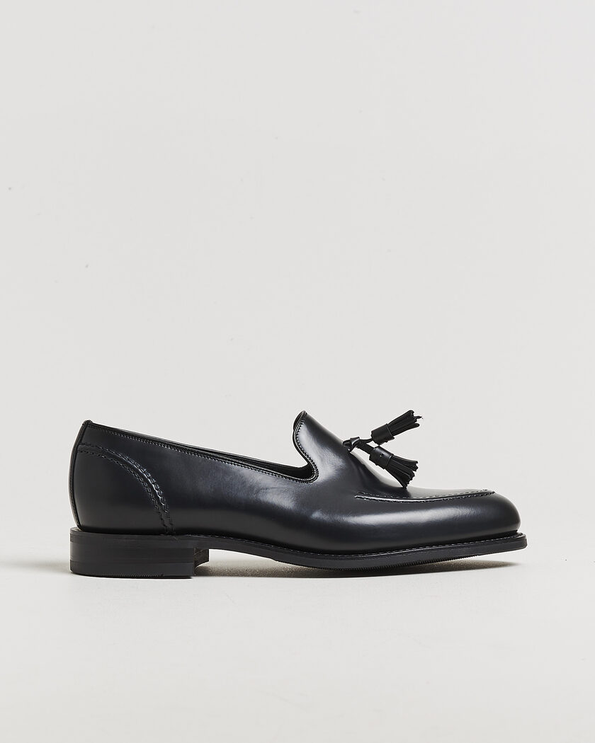 Loake 1880 Brunel Leather Tassel Loafer Black – Black