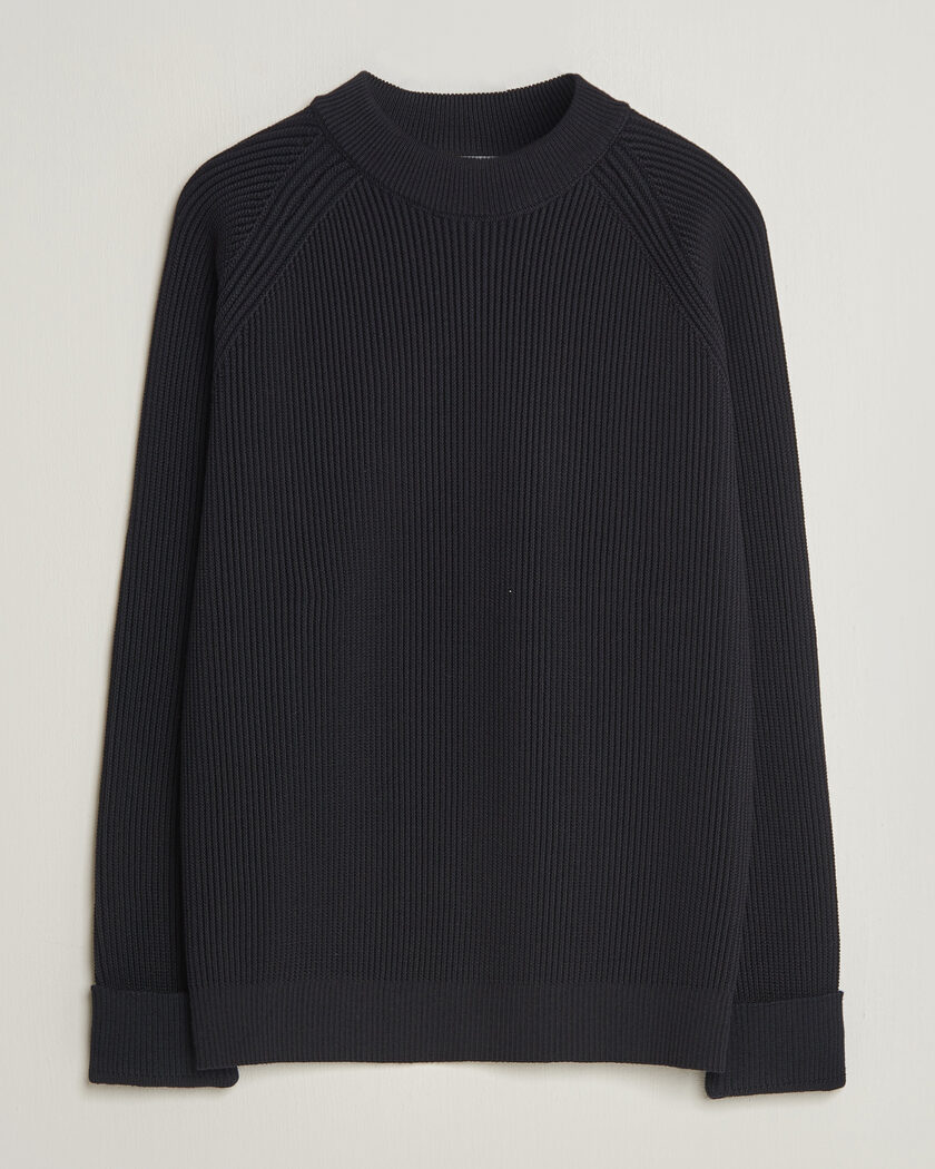 S.N.S. Herning Render Mock Neck Navy Blue – Blue