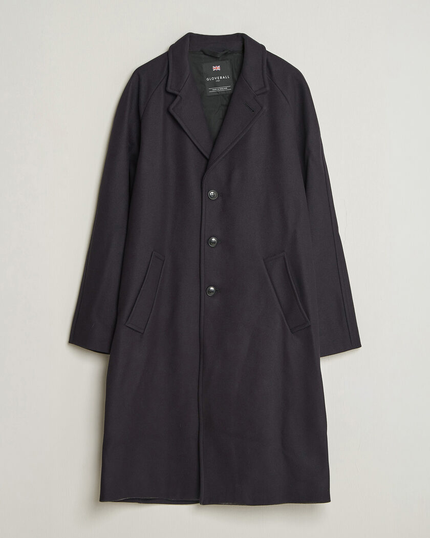 Gloverall Churchill Reefer Peacoat Loden Green at CareOfCarl.com
