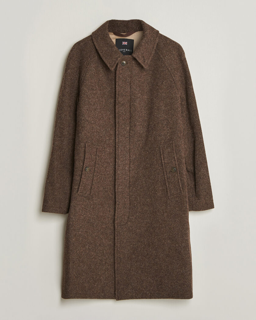 Gloverall Hynes Wool Coat Mocha – Brown