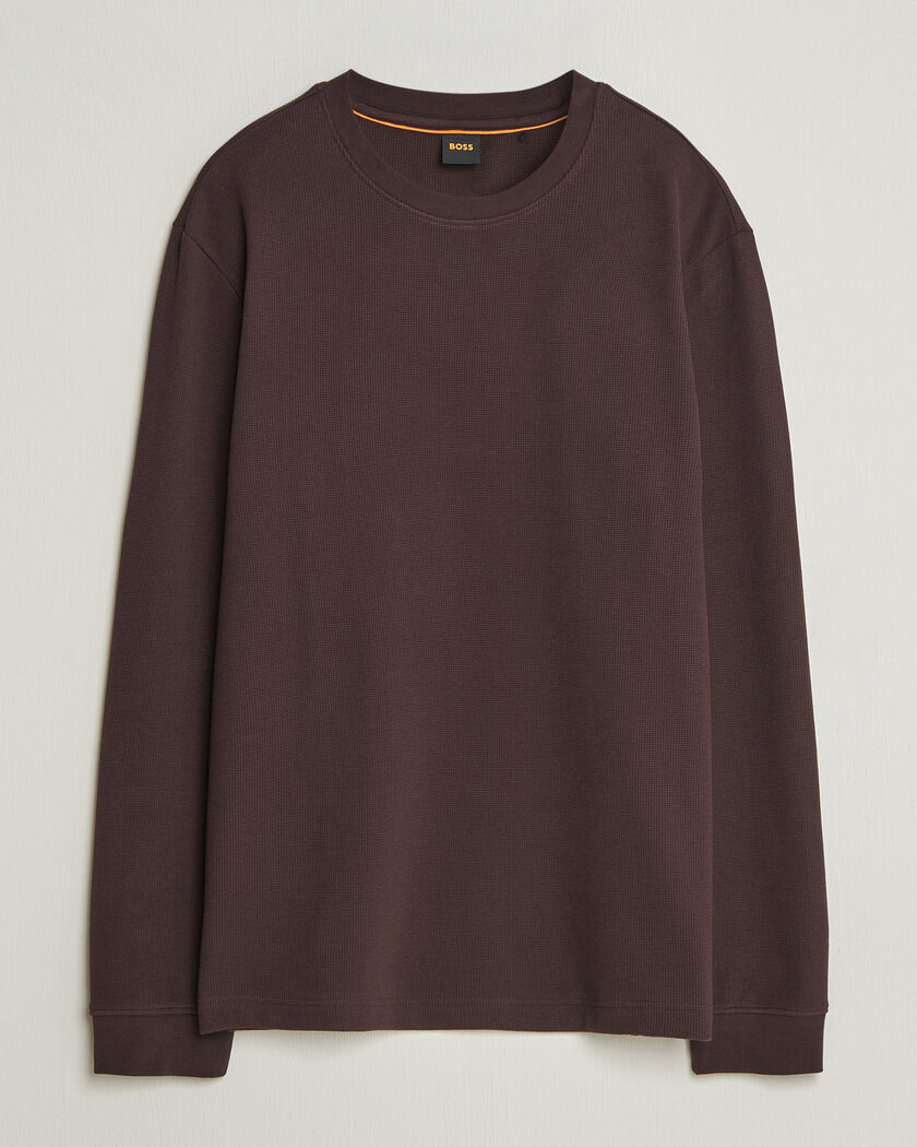 BOSS ORANGE Tempesto Sweater Dark Brown – Brown