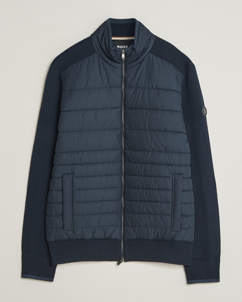 BOSS BLACK Facente Hybrid Jacket Dark Blue – Blue