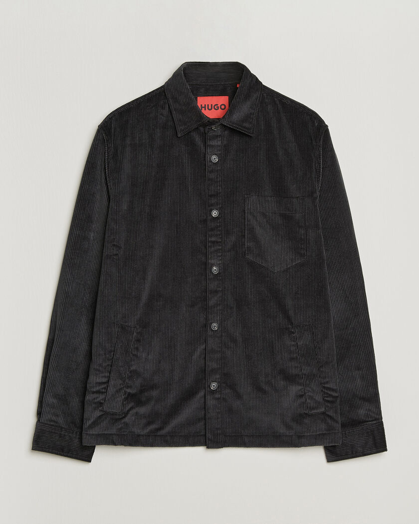 HUGO Ecord Corduroy Overshirt Black – Black