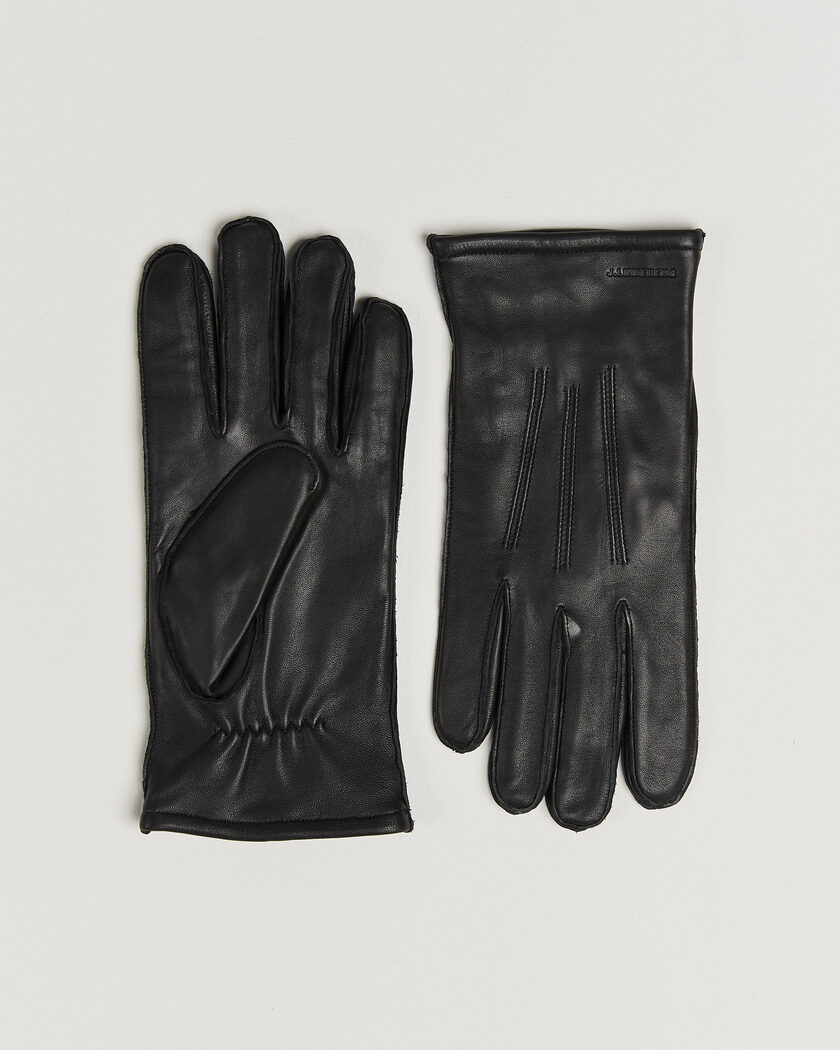 J.Lindeberg Milo Leather Glove Black – Black