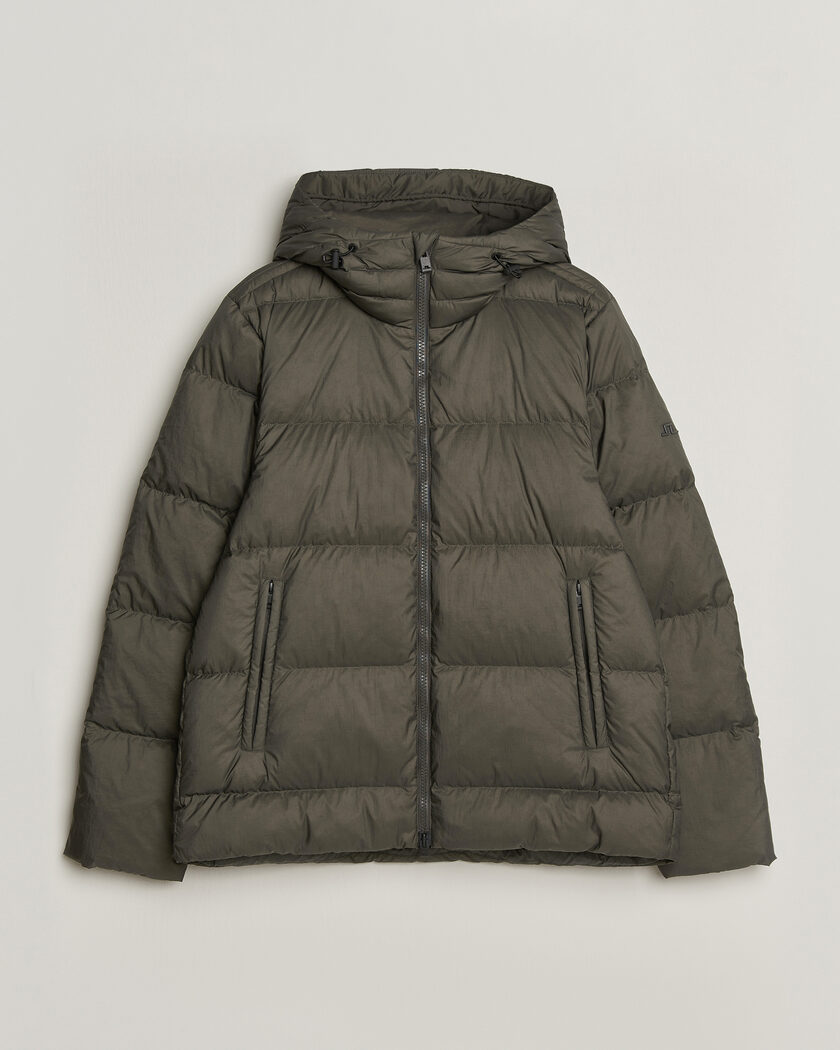 J.Lindeberg Daryl Crinkle Down Jacket Chimera Green – Green