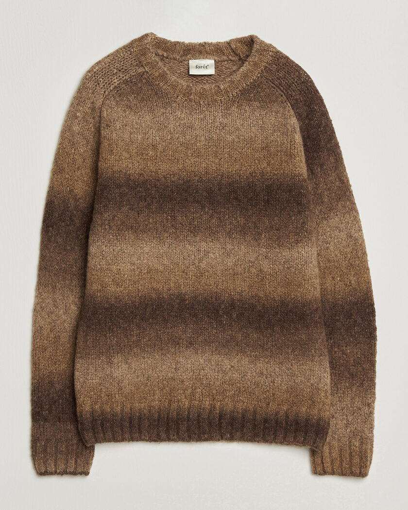 Forét Space Yarn Crew Neck Brown – Brown