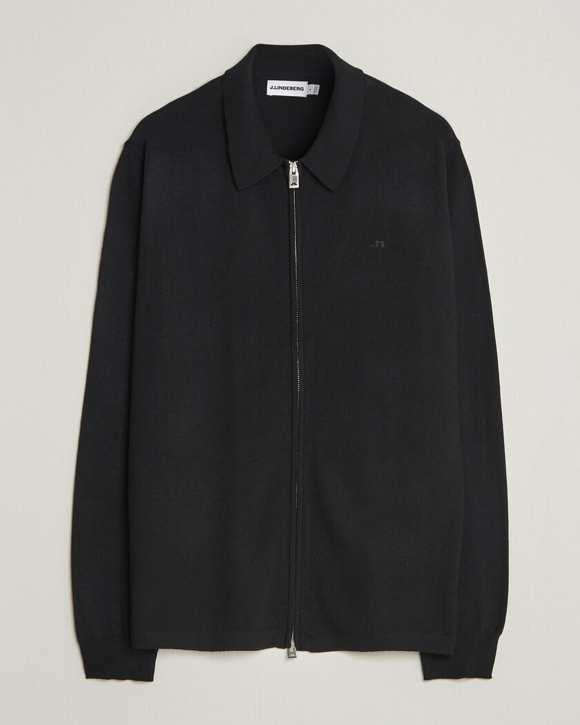 Fred Perry Taped Track Jacket Black at CareOfCarl.com