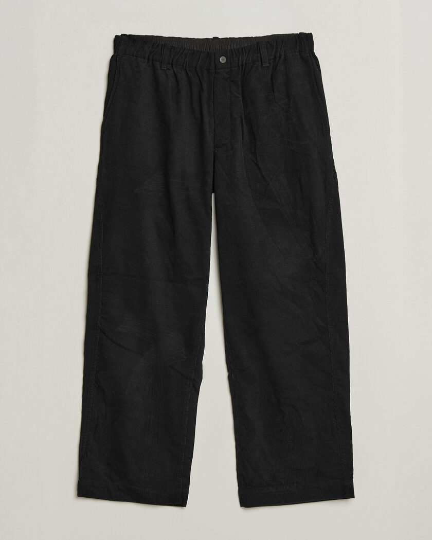 Goldwin Corduroy Straight Pants Black – Black