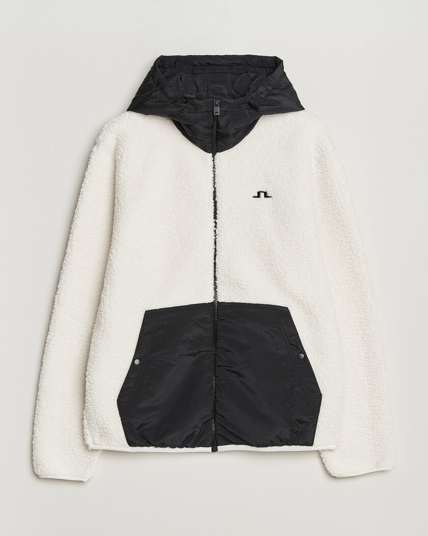 J.Lindeberg Varek Hybrid Hooded Full Zip Tofu – Multi-colour