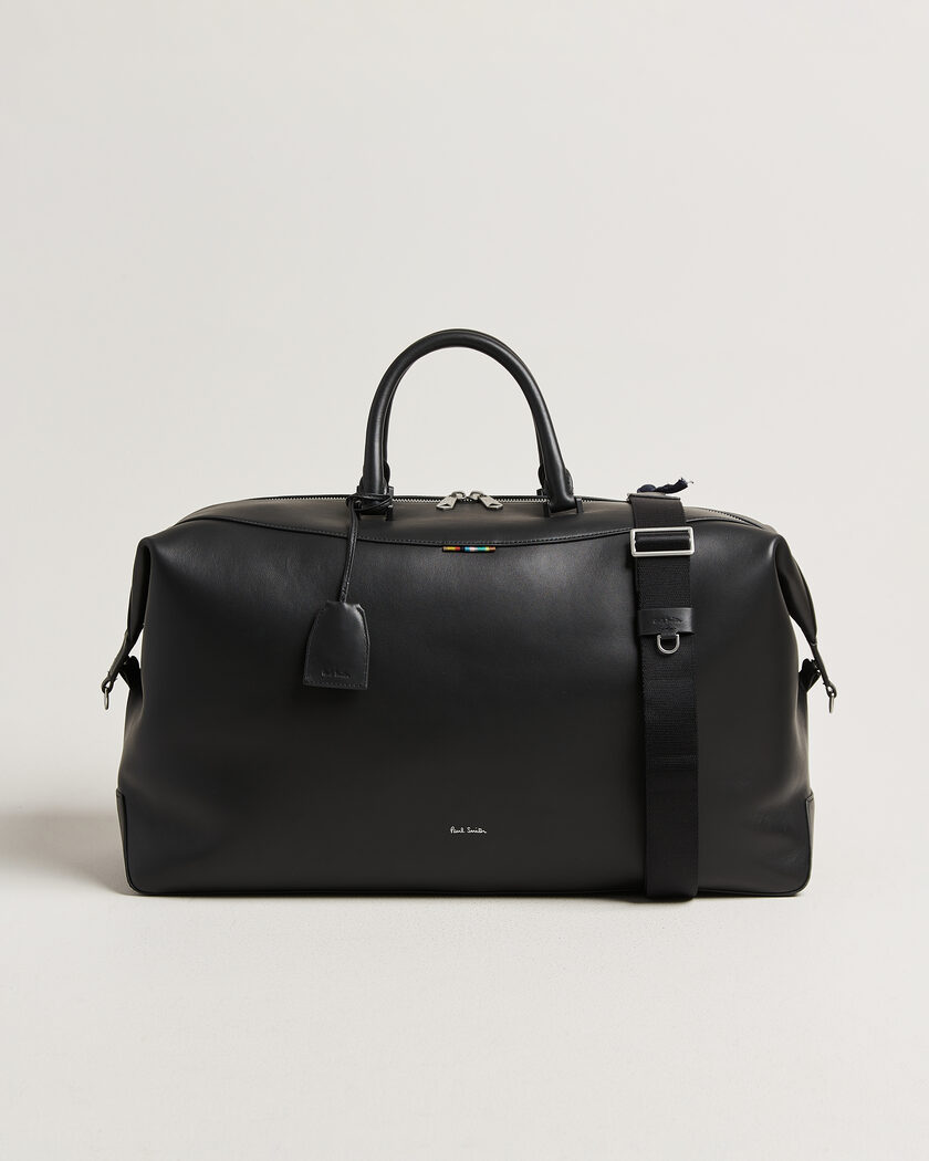 Paul Smith Leather Holdall Black – Black