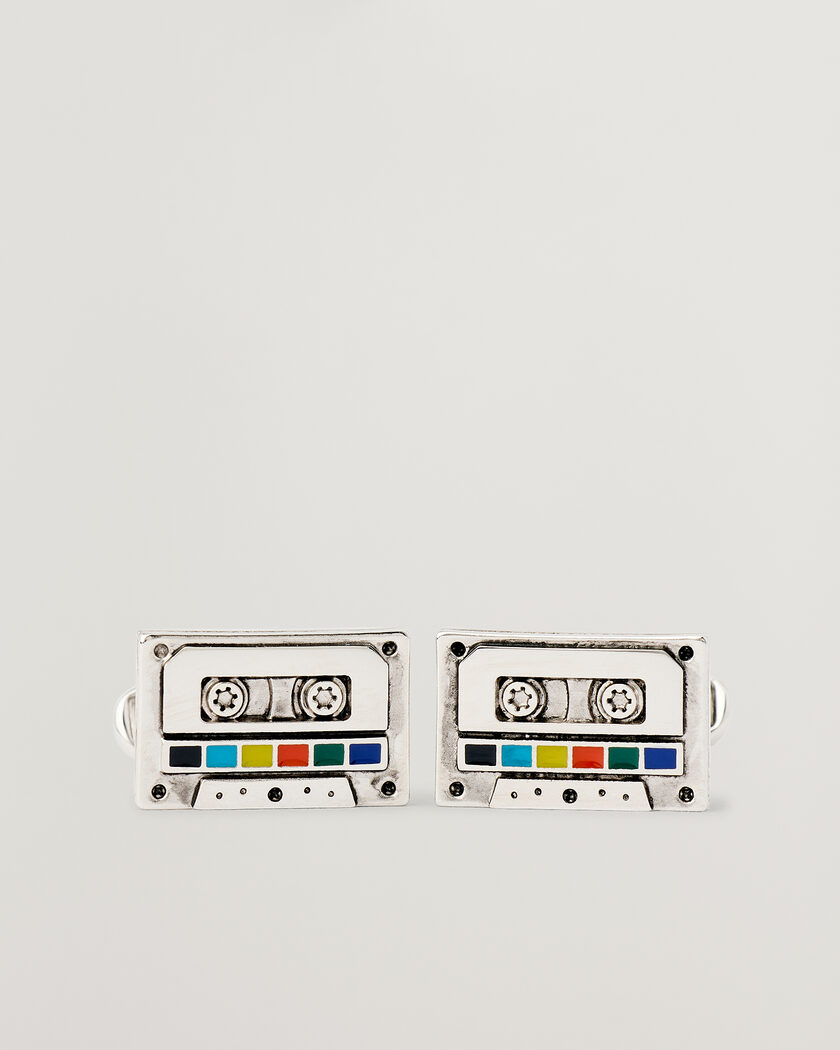 Paul Smith Tape Cufflink Silver – Silver