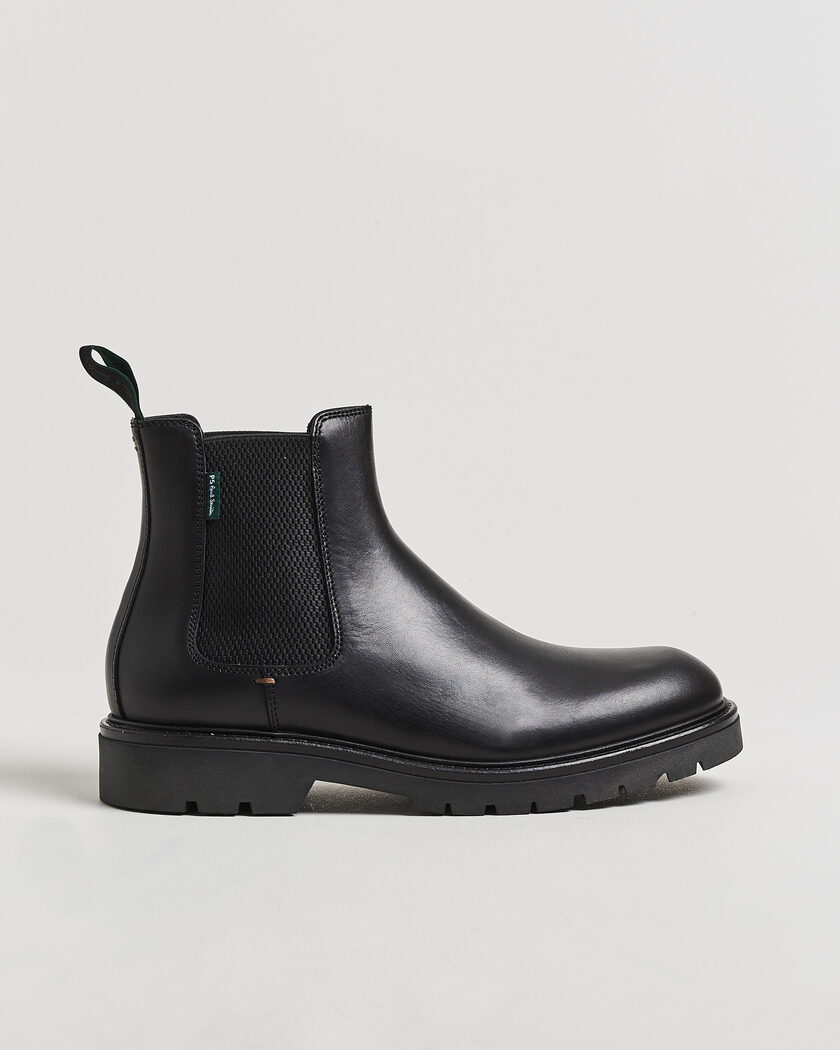 Crockett & Jones Chelsea 8 City Sole Black Calf at CareOfCarl.com