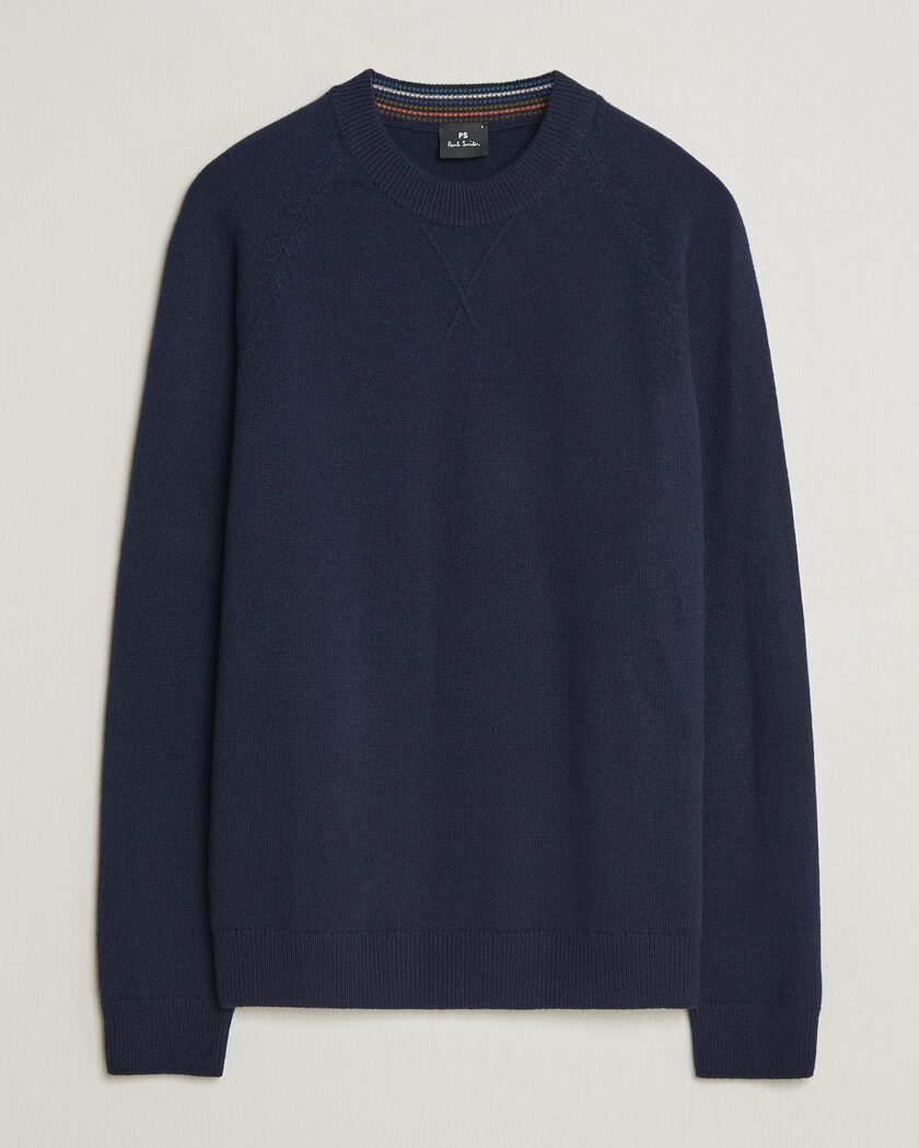 PS Paul Smith Wool Knitted Sweater Navy – Blue