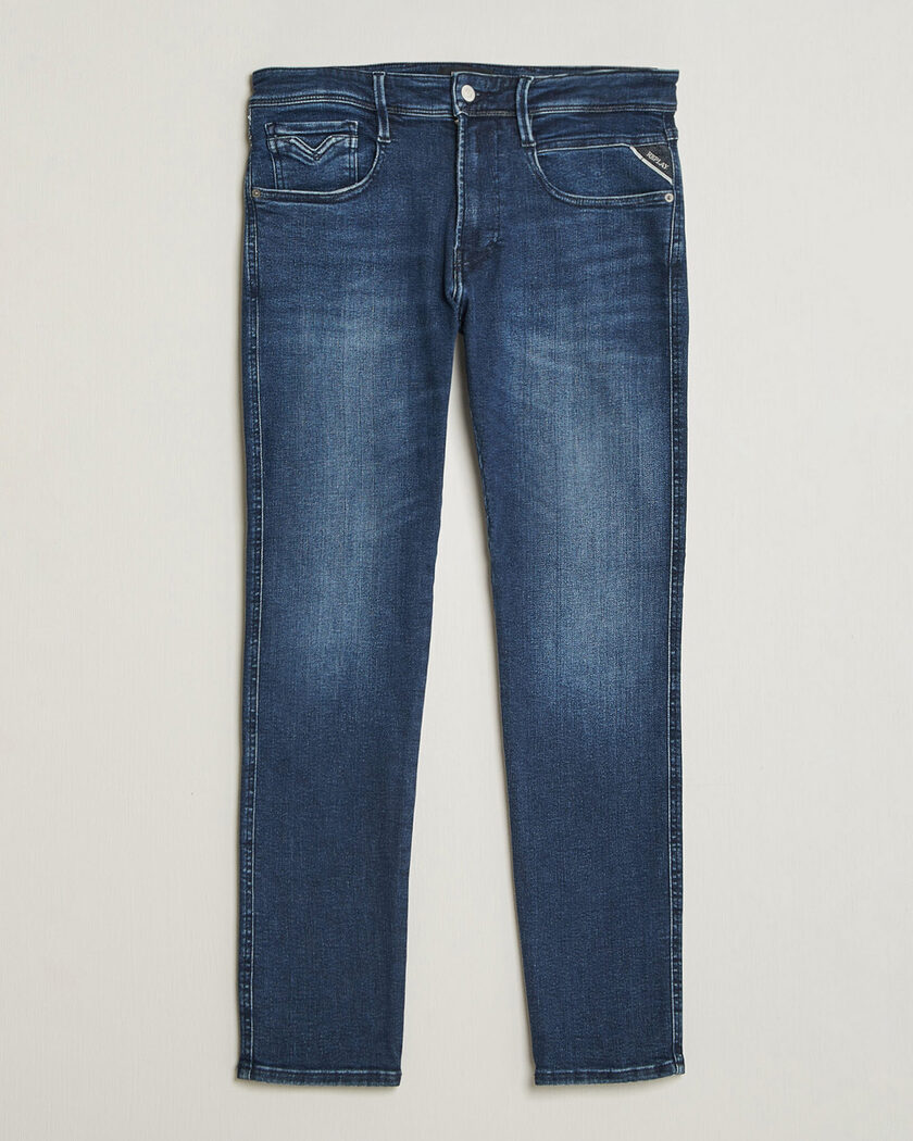 Replay Anbass Powerstretch Jeans Dark Blue – Blue