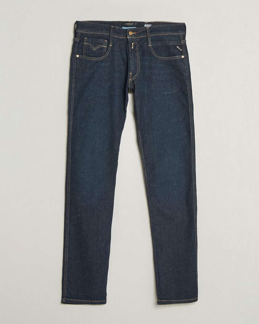 Replay Anbass Super Stretch DNA Jeans Dark Blue – Blue