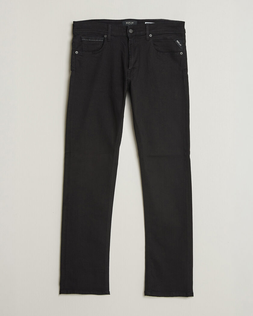 Replay Grover Powerstretch Jeans Stay Black – Black
