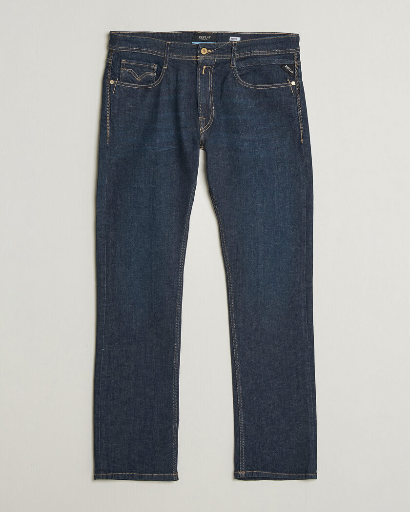 Replay Rocco Comfort Fit Super Stretch DNA Jeans Dark Blue – Blue