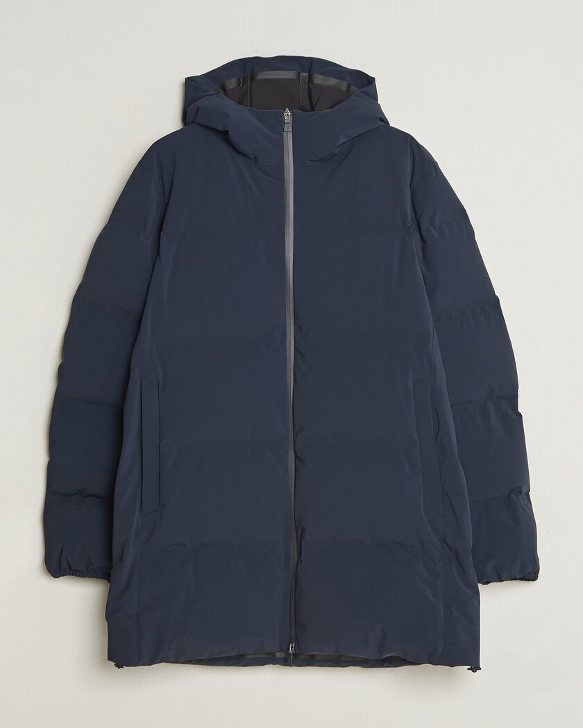 Herno Waterproof Stretch Down Parka Navy – Blue
