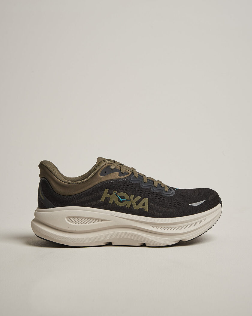 Hoka Bondi 9 Black/River Rock – Black