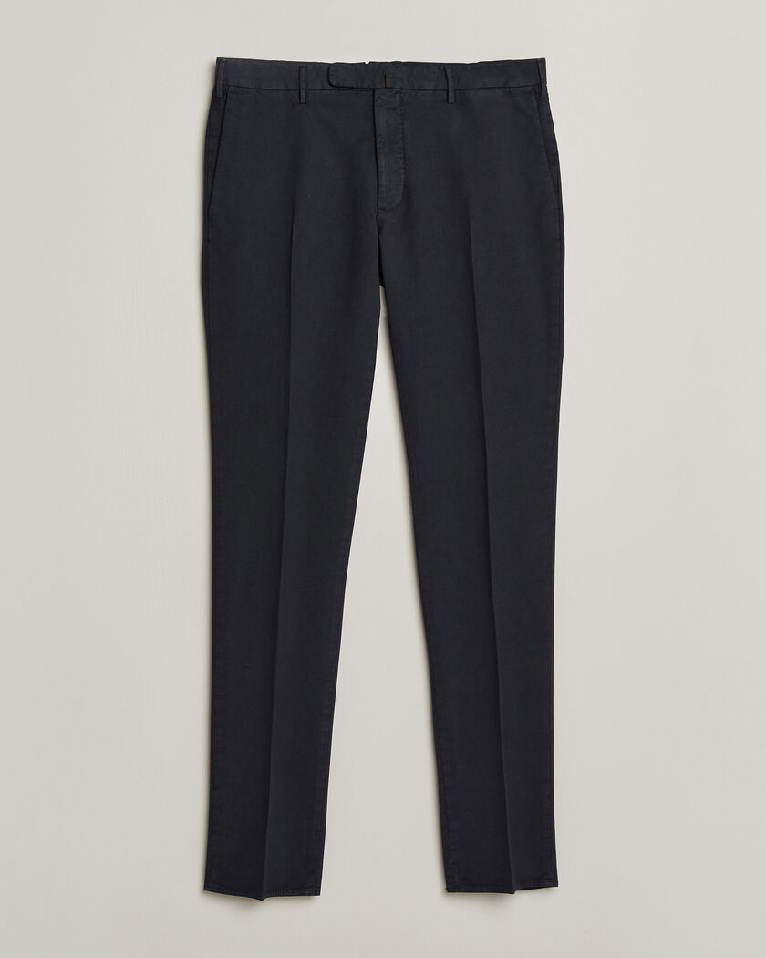 Incotex Slim Fit Soft Cotton Stretch Chinos Navy – Blue