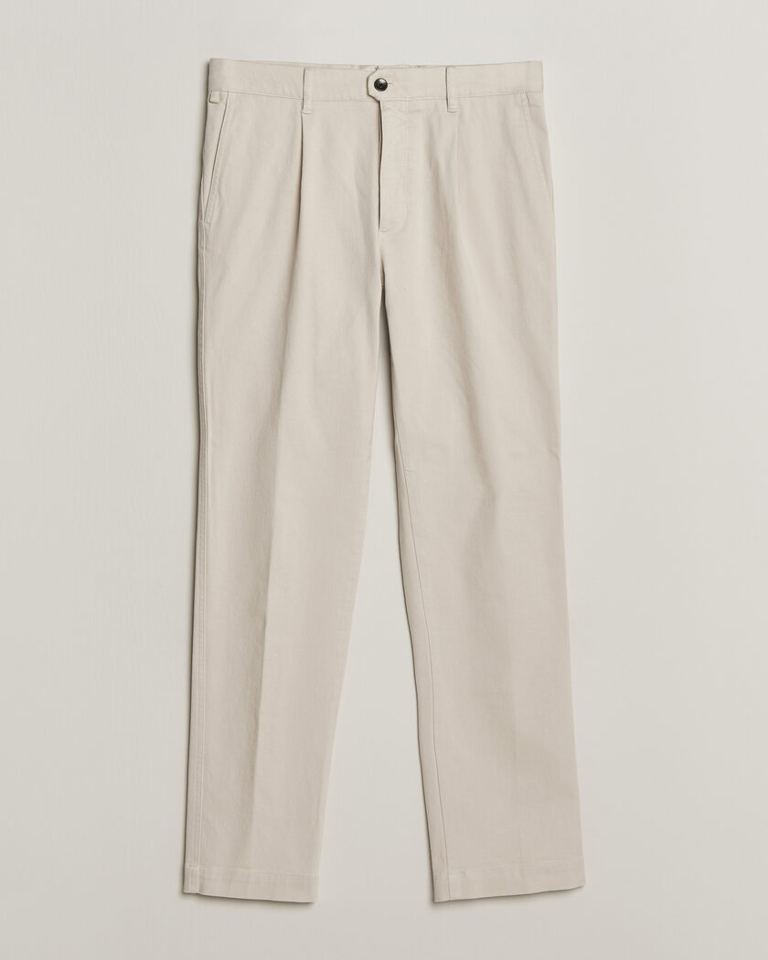 Incotex Regular Fit Cover Chinos Off White – White