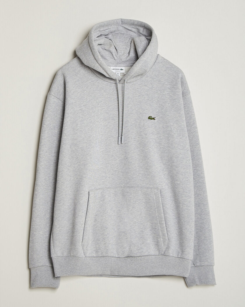 Lacoste Hoodie Silver Chine – Grey