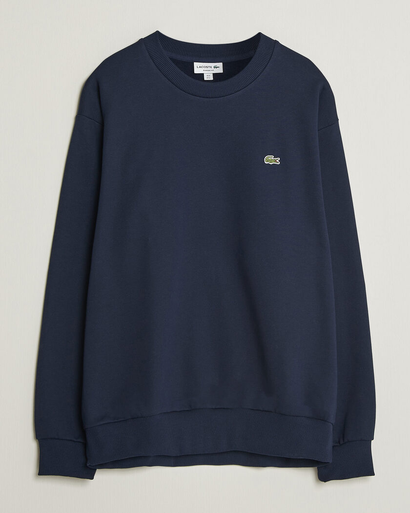 Lacoste Crew Neck Sweatshirt Navy Blue – Blue
