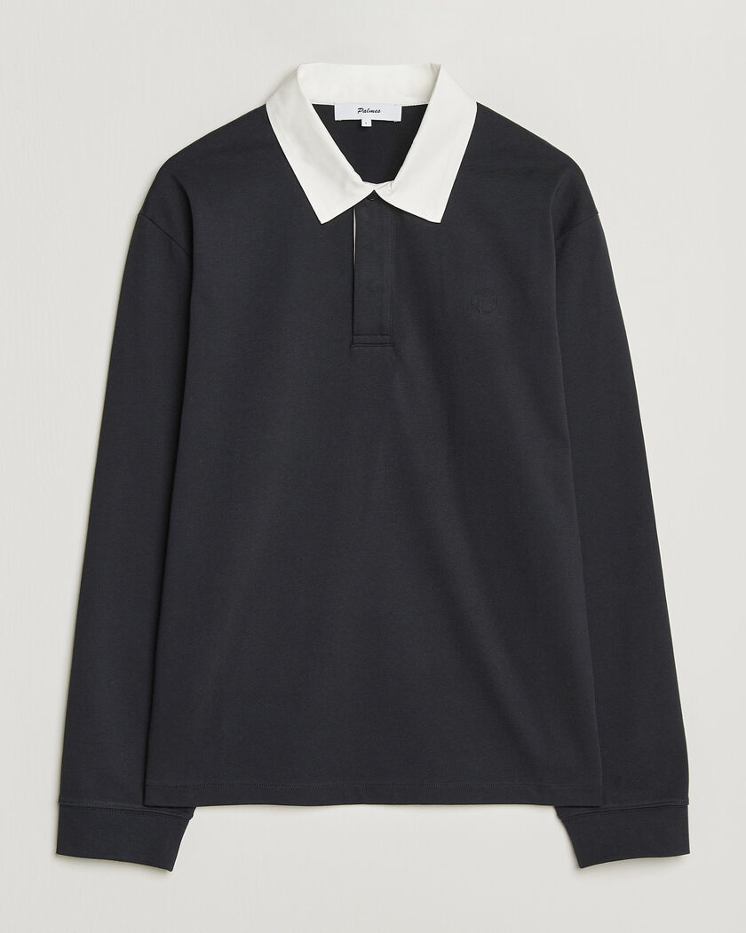 Palmes Ball Rugby Shirt Black – Black