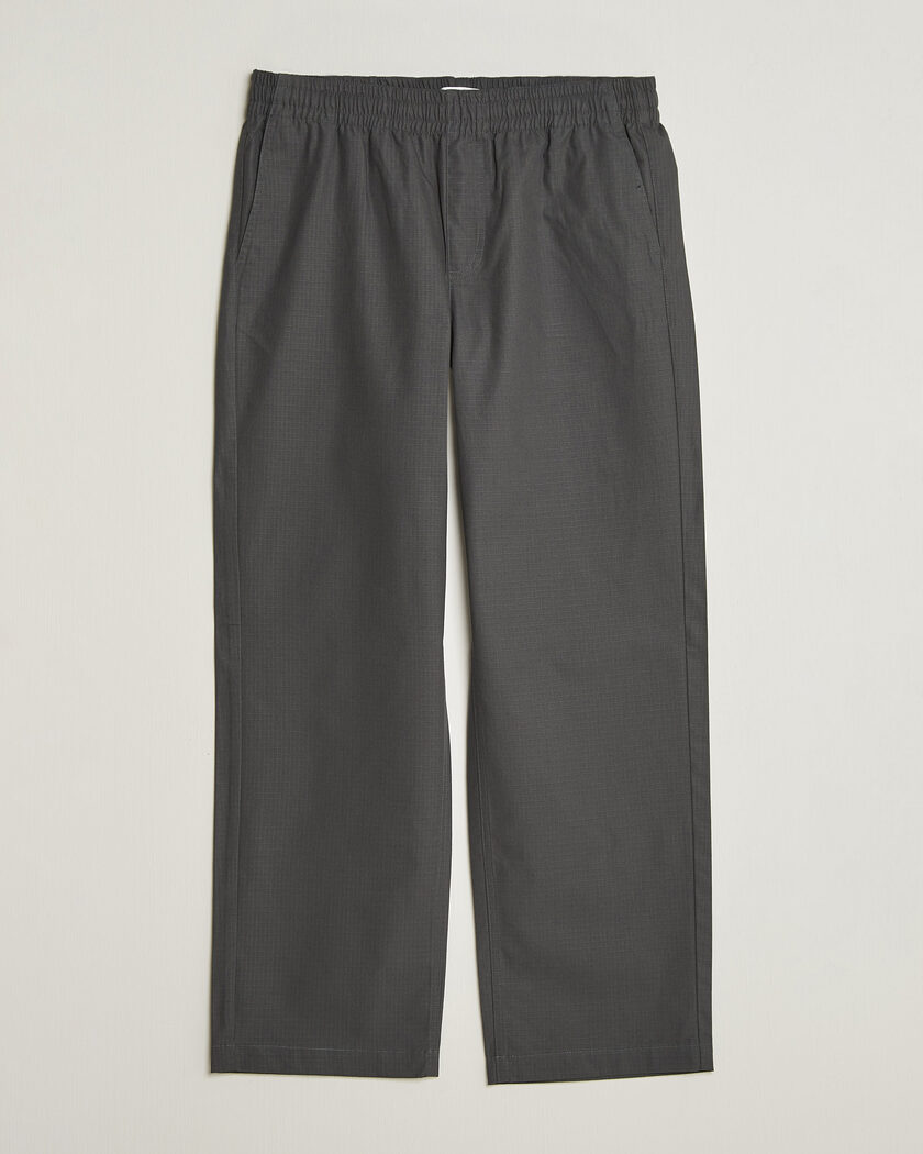 Palmes Lucien Ripstop Trousers Charcoal – Grey
