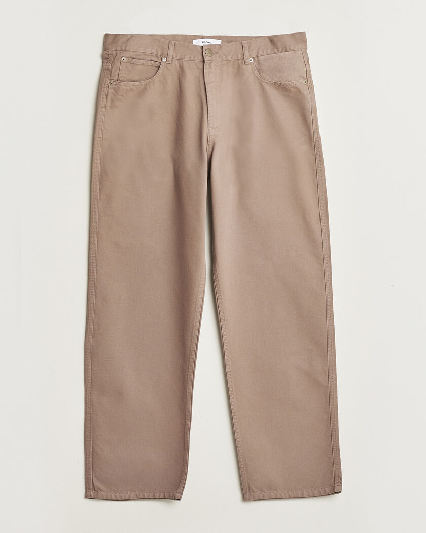 Palmes Coarse Trousers Fossil – Brown