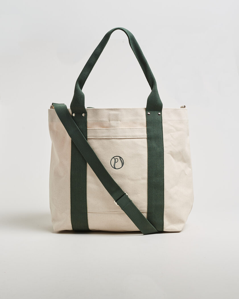 Palmes Ball Tote Bag Off White – White