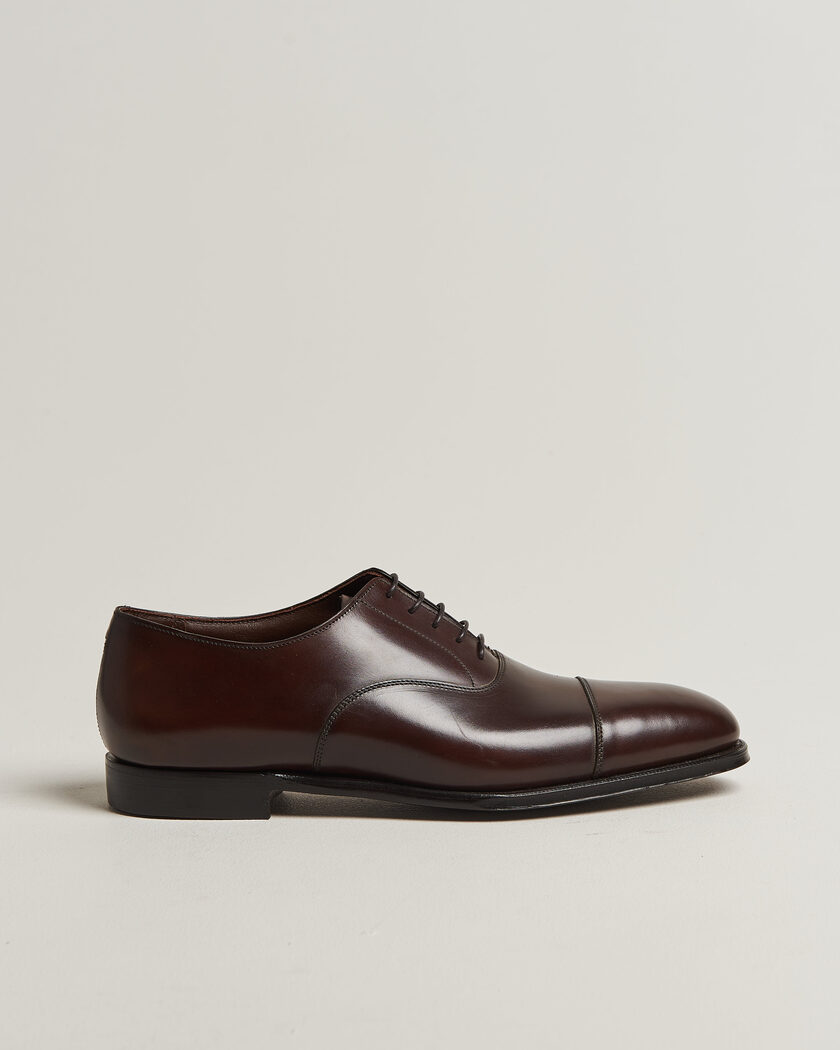 Crockett & Jones Hallam Oxford Dark Brown Calf at CareOfCarl.com