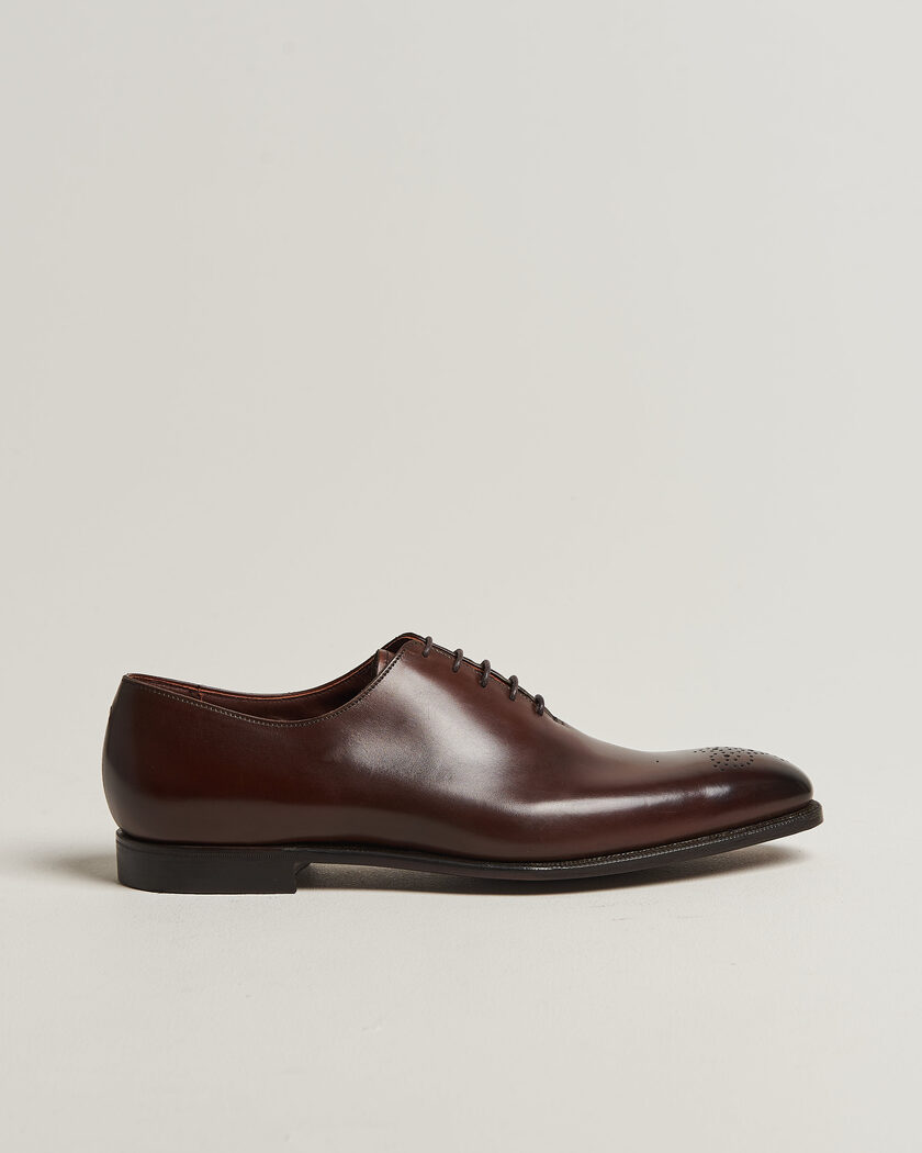 Crockett & Jones Hallam Oxford Dark Brown Calf at CareOfCarl.com