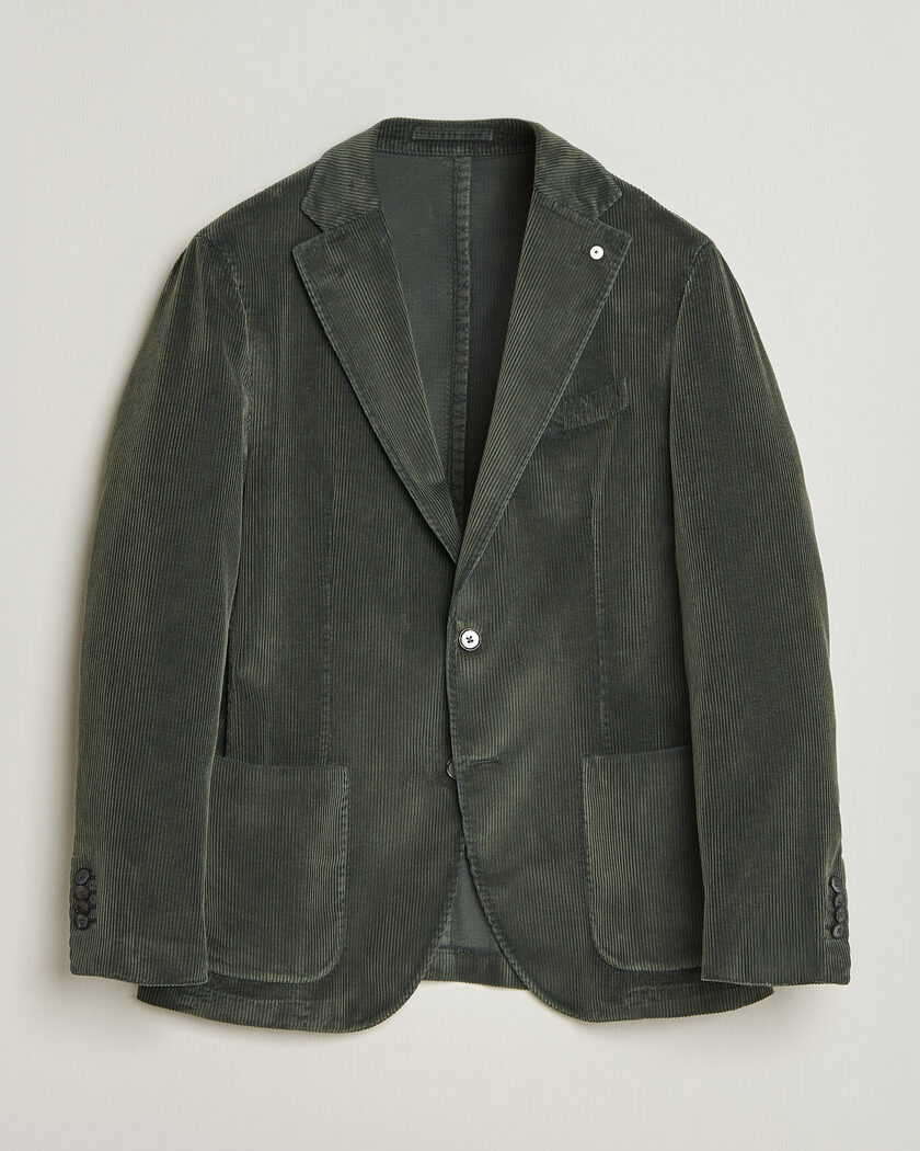 L.B.M. 1911 Jack Corduroy Blazer Soft Green – Green