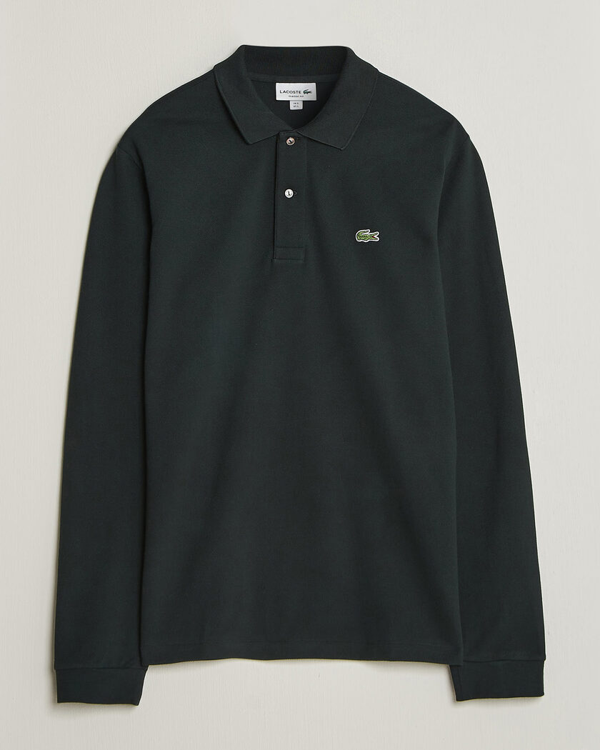 Lacoste Original Long Sleeve Polo Piké Dark Varech – Green