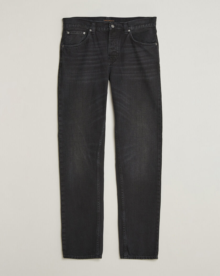 Nudie Jeans Steady Eddie II Jeans Black Fog – Black