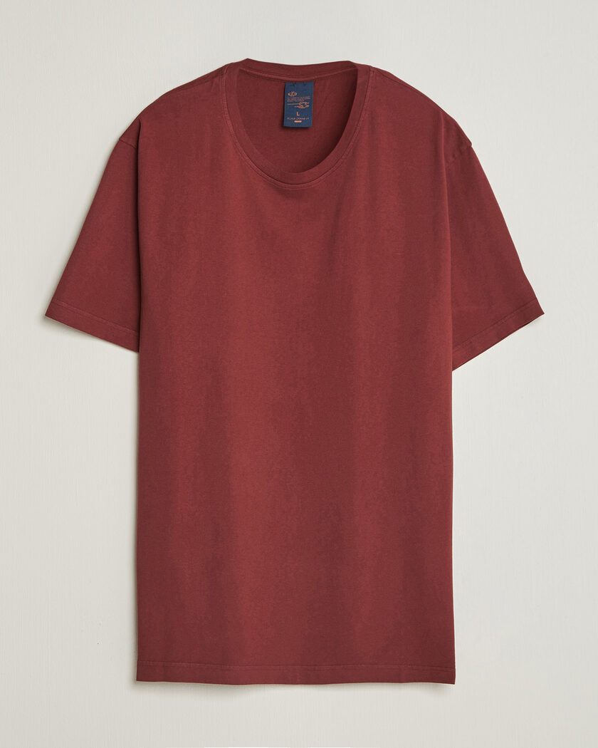 Nudie Jeans Uno Everyday Crew Neck T-Shirt Burgundy – Red