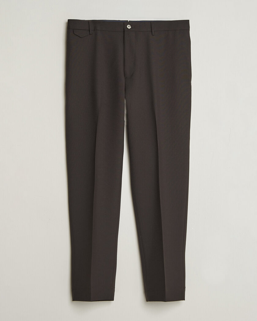 Santaniello Wool Trousers Brown – Brown