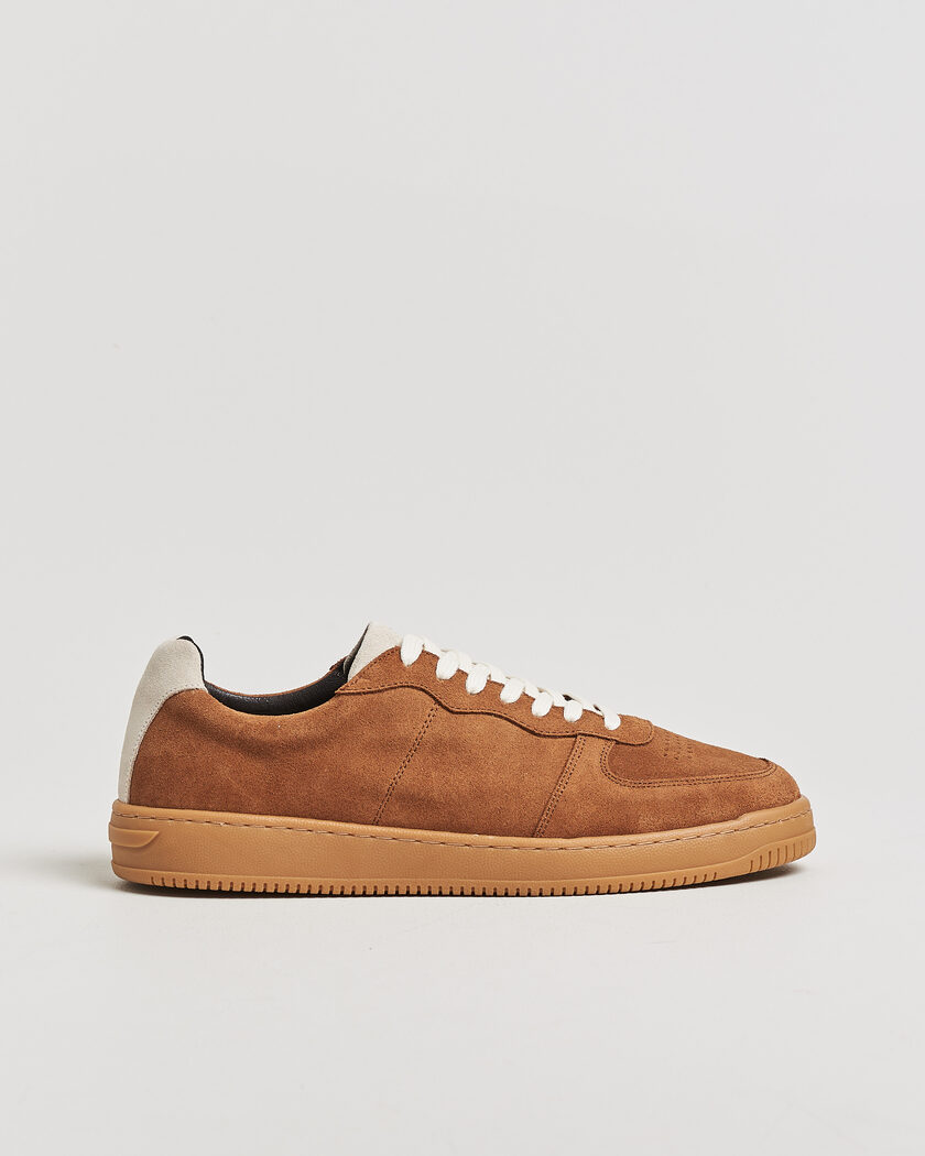 LES DEUX Suede Sneaker Bone Brown – Brown